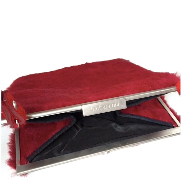 Barbara Rihl Vintage Rabbit Fur Handbag Small Bag FRANCE - Picture 4 of 9